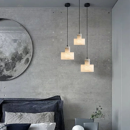 Suspension élégante en marbre pour éclairage intérieur moderne — LZ4X9T