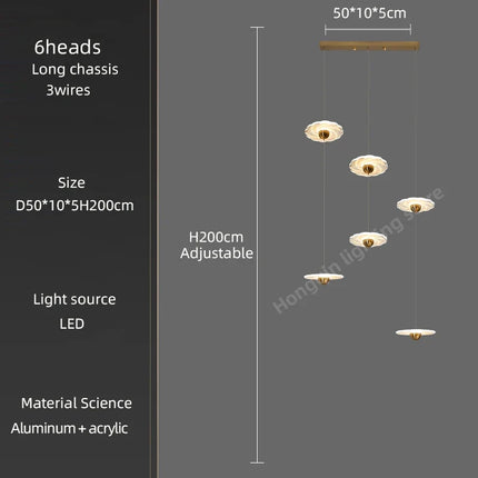 Lustre LED moderne pour éclairage intérieur élégant — LZ4X9P2
