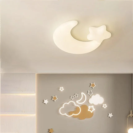 Plafonnier décoratif étoiles, lune et nuage pour chambre enfant — LZ4X9B