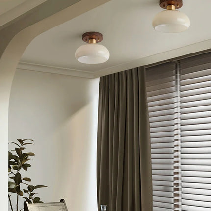 Plafonnier LED blanc pour hall, cuisine et salon — LZ4X9M2
