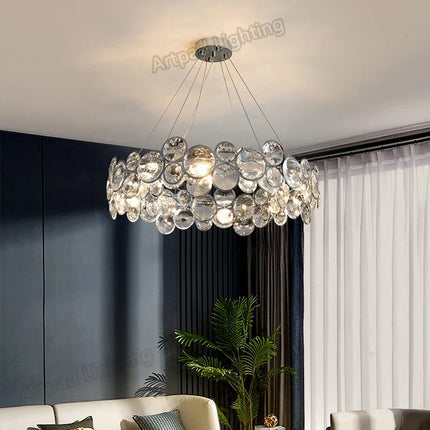 Lustre moderne en cristal pour décoration intérieure romantique — LZ4X9P2