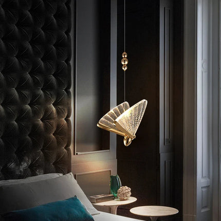 Lustre ovale en cristal avec éclairage LED nordique — LZ4P9X