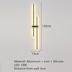 B-120cm-Noir / Intensité variable