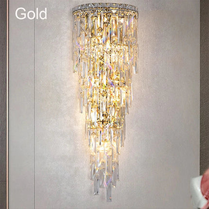 Applique murale en cristal pour décoration intérieure moderne — LZ4X9T2