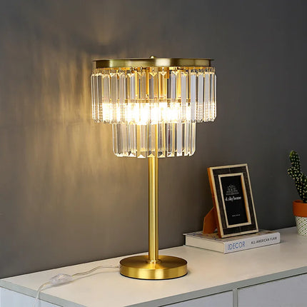 Lampadaire en verre et cuivre pour hôtel et bureau — LZ4P9XQ