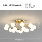 Or 15 boules blanches / Blanc froid 6000K