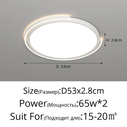 Plafonnier LED pour éclairage décoratif intérieur moderne — LZ4X9T
