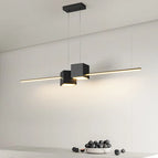 Lustre Noir / Blanc froid Pas de télécommande