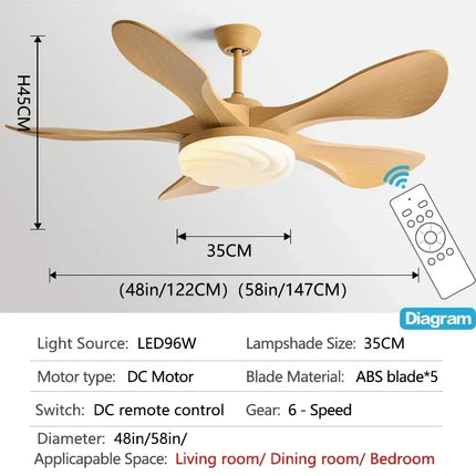 Plafonnier moderne avec ventilateur silencieux pour tout espace — LZ4X9P2
