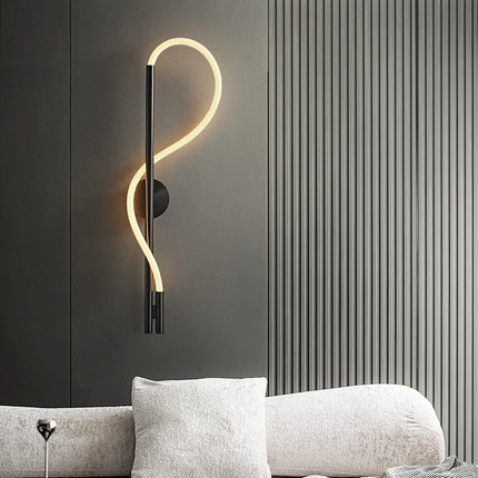 Applique murale LED en acier inoxydable avec tube acrylique — LZ4Q9T1