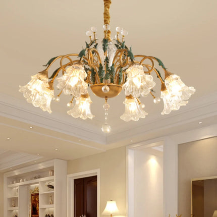 lustre en cristal rustique pour éclairage intérieur industriel
