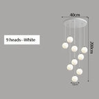 9 têtes blanches / Lumière chaude / CHINE