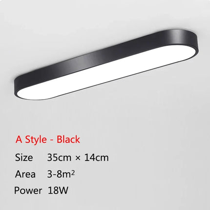 Plafonnier LED moderne pour balcons, couloirs, chambres et cuisine — LZ4X9P2