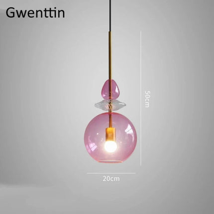 Suspension moderne en verre pour éclairage intérieur — LZ4X9P2