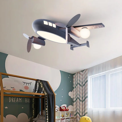 Plafonnier avion nordique décoratif pour chambre d’enfant — LZ4X9T2
