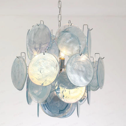 Lustre suspension en verre coloré fait main en Italie — LZ4X9QJ2