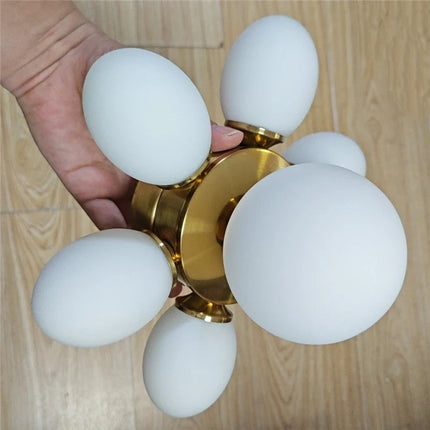 Plafonnier en verre pour éclairage décoratif intérieur moderne — LZ4X9M