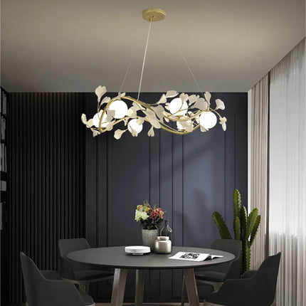 Lustre suspension lumineux design ginkgo pour intérieur — LZ7D9Q2