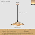 A coloris bois de 35cm / 5W (Max100W)