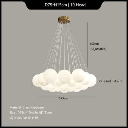 Suspension moderne minimaliste style français Haricot Magique — LZ4X9P