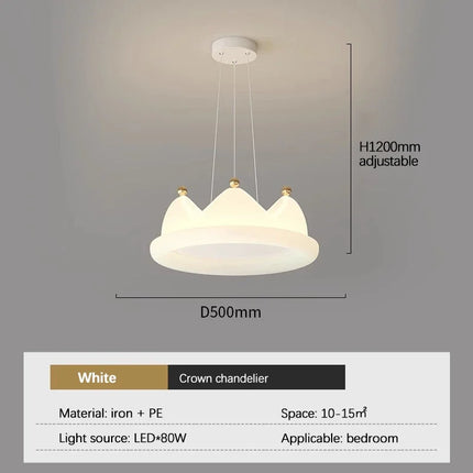 Plafonnier LED couronne créatif avec protection des yeux pour enfants — LZ4P9XQ