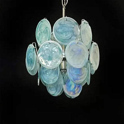 Lustre suspension en verre coloré fait main en Italie — LZ4X9QJ2