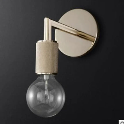 Applique murale LED avec abat-jour en verre et métal — LZ4X9P