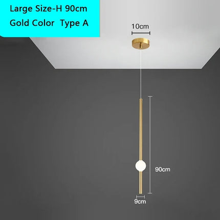 Suspension LED créative pour éclairage intérieur moderne — LZ4X9P