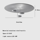 60cm-3 argent / Argent / Lumière blanche