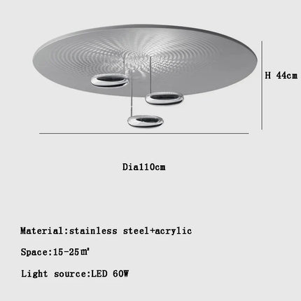 Lustre suspension LED italien en forme de goutte postmoderne — LZ4X9J