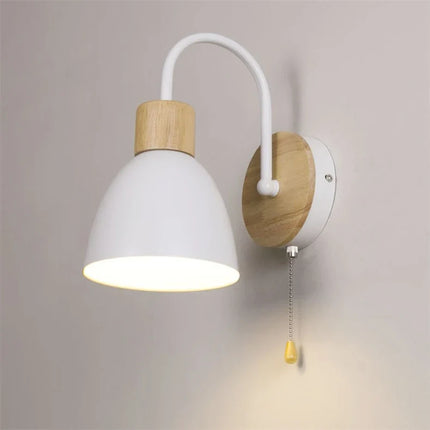 Applique murale nordique moderne macaron avec interrupteur LED intégré — LZ4X9P2
