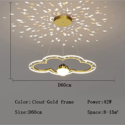 Lustre en forme d’étoile pour chambre d’enfant décorative — LZ4X9P2Q