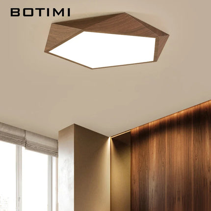 Plafonnier décoratif géométrique en métal et acrylique pour chambre et salle à manger — LZ4X9T