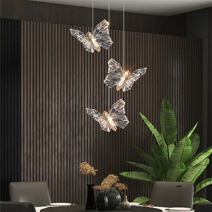 Suspension LED en cristal style nordique pour décoration moderne — LZ4X9T