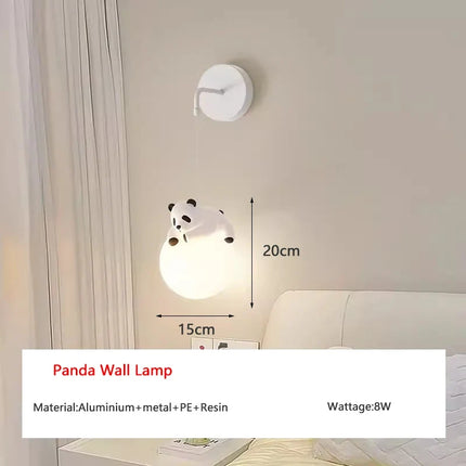 Suspension enfant en résine motif panda pour chambre bébé crèche — LZ4X9Q
