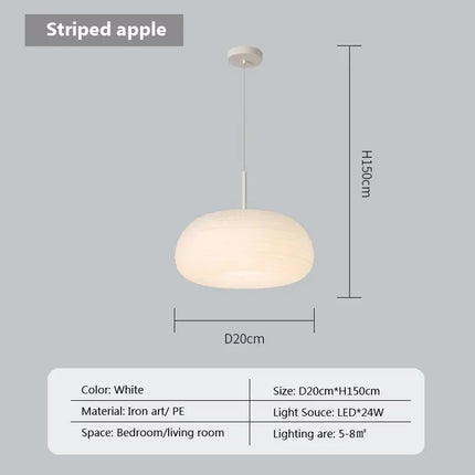 Lampe de chevet lumineuse au design nordique moderne — LZ3F9X