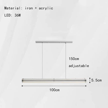 Lustre Art Déco suspendu avec anneau réglable — LZ4X9P2Q