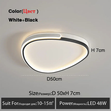 Plafonnier moderne pour intérieur avec éclairage élégant — LZ4X9T2