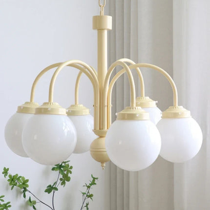 Lustre en verre au style rétro nordique pour décoration intérieure — LZ4X9P