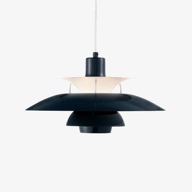 Suspension industrielle LED colorée en métal Barnaby