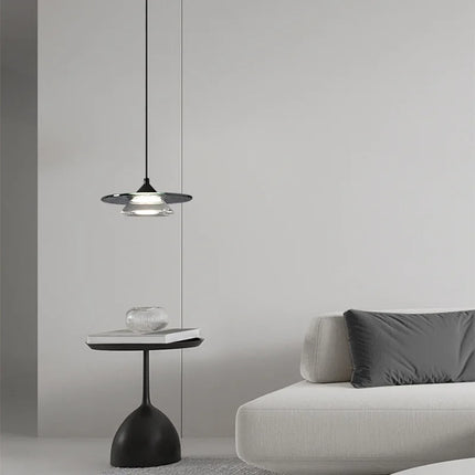 Suspension LED design en verre et cuivre avec cordon réglable — LZ4X9P