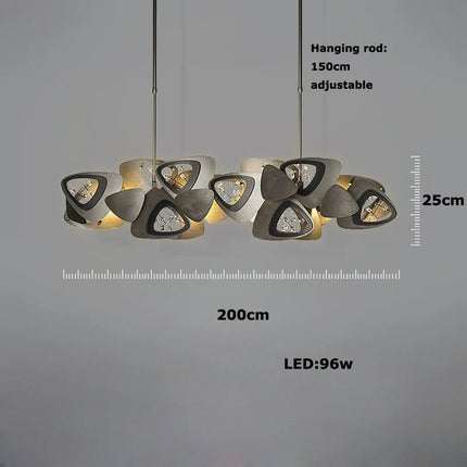 Lustre LED moderne en cristal design tendance — LZ4F9Q2