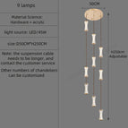 9 lampes / Lumière chaude