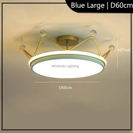 Suspension LED moderne forme couronne pour enfants Winfordo — LZ4X9P