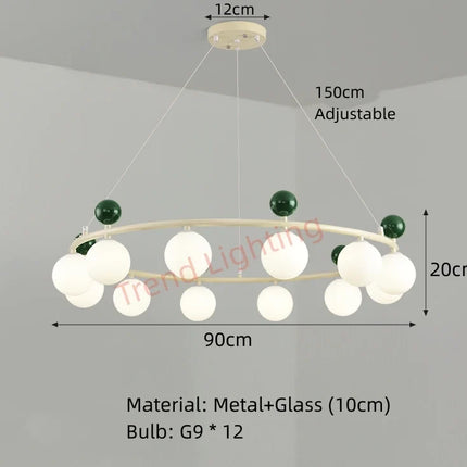 Lustre en verre et métal au design dynamique — LZ4XJ9