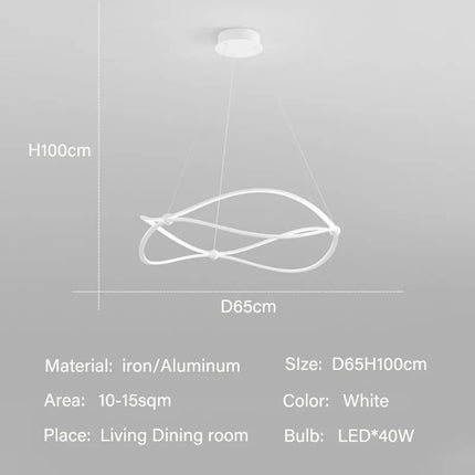 suspension design moderne pour un éclairage intérieur élégant
