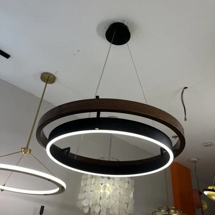 Suspension LED anneaux nordiques pour salon et cuisine — LZ4X9T