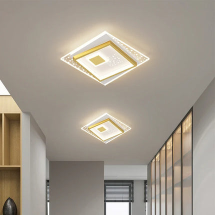 Plafonnier moderne en fer forgé au design géométrique créatif — LZ4N7Q2