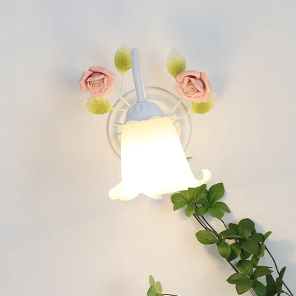 Applique murale moderne à fleurs pour ambiance lumineuse chaleureuse — LZ4X9T1