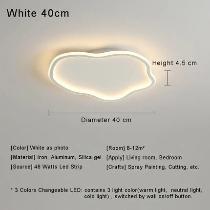 Plafonnier LED design pour éclairage intérieur décoratif — LZ4X9T